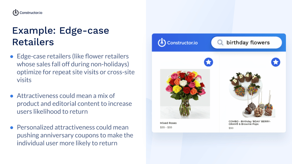 Edge-case retailers KPI attractiveness examples