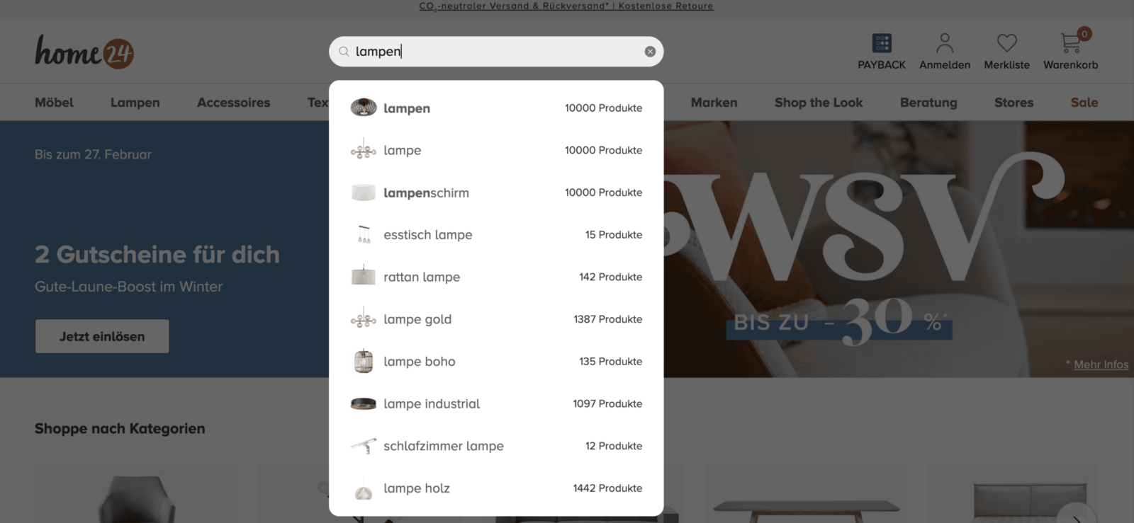 home24 natural language search