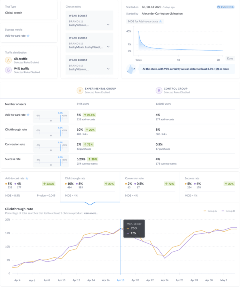 Constructor product interface