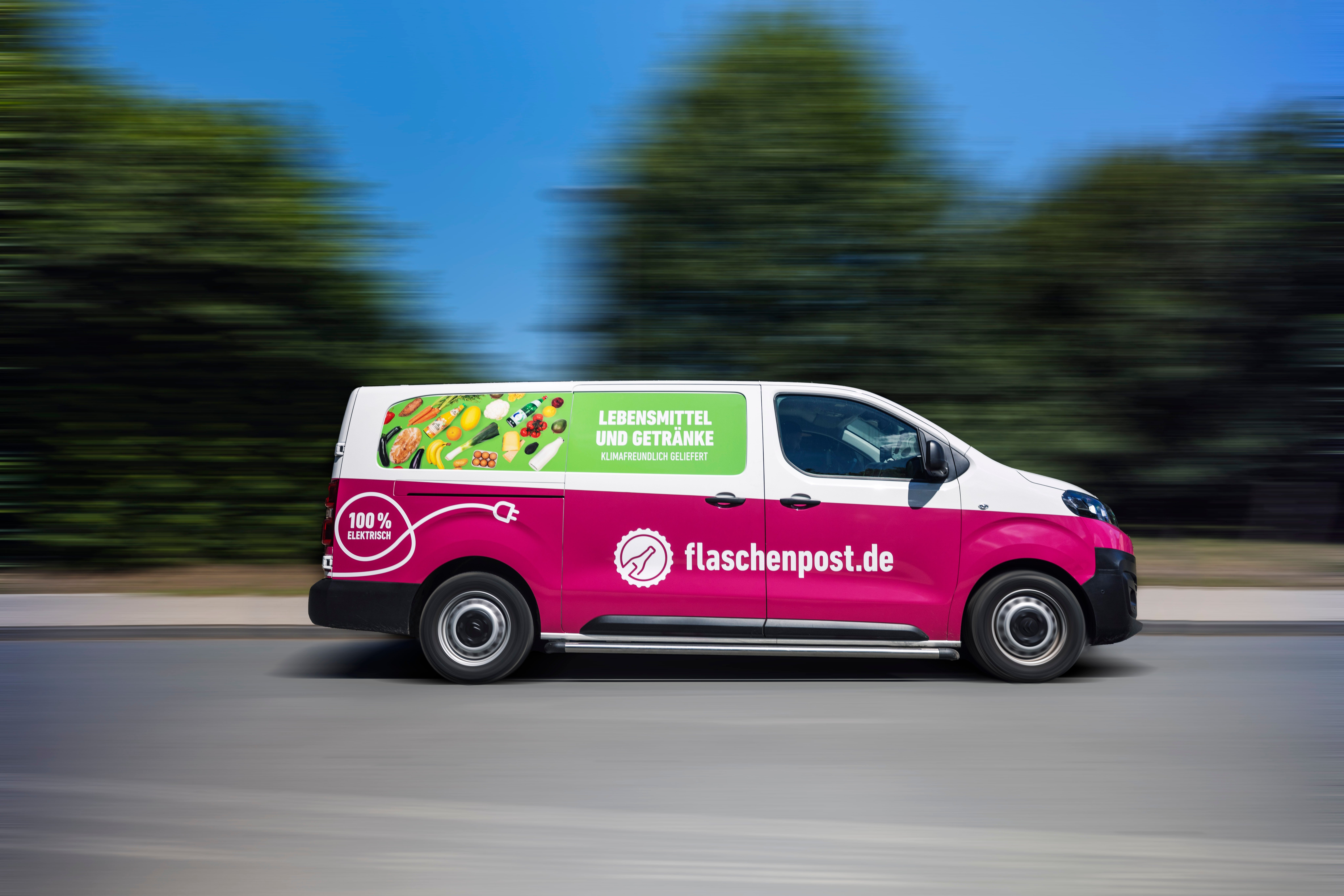 Lieferwagen flaschenpost