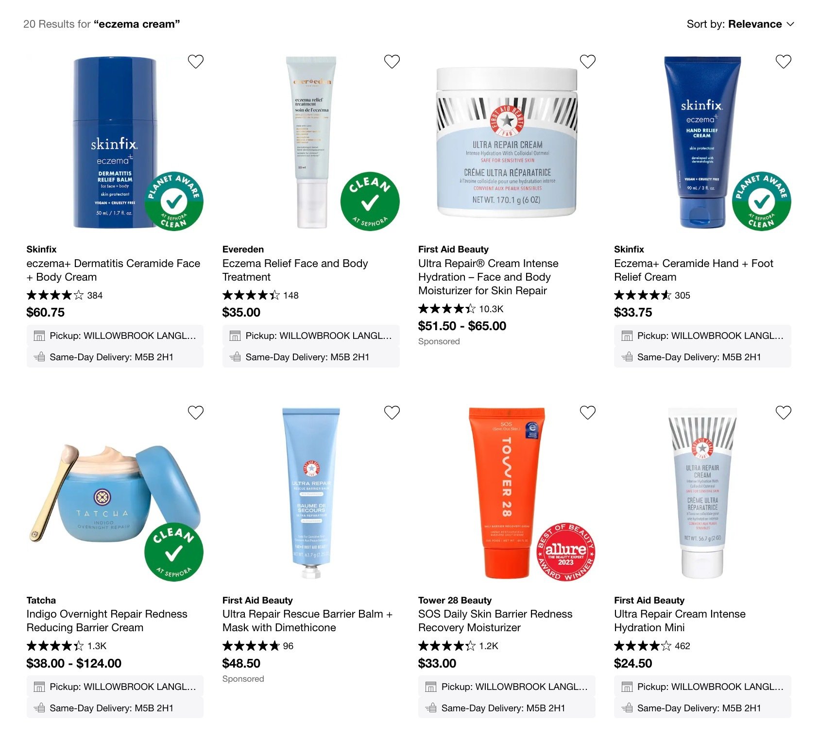 Long Tail Query Eczema Cream (1)