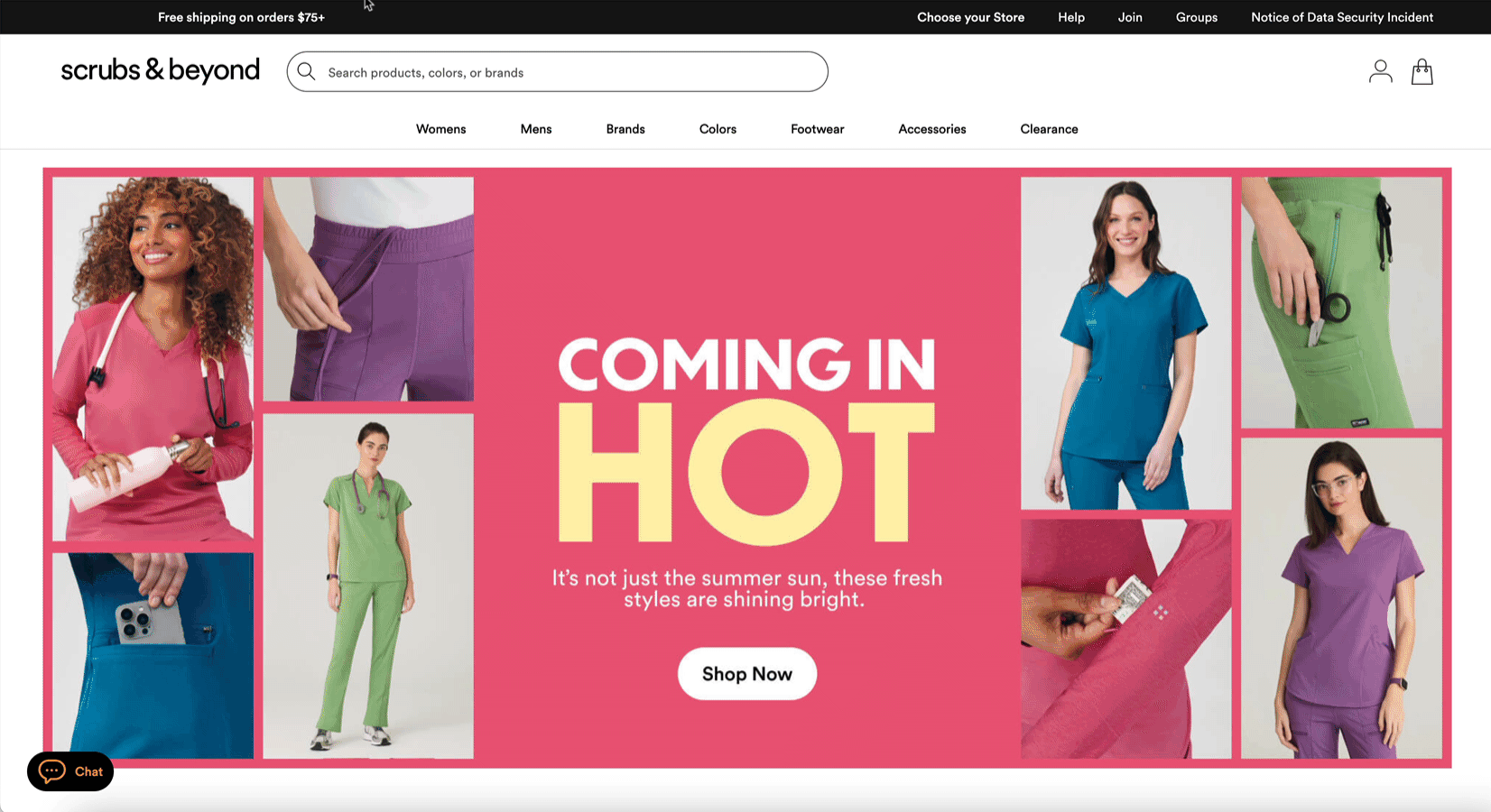 Scrubs & Beyond Autosuggest