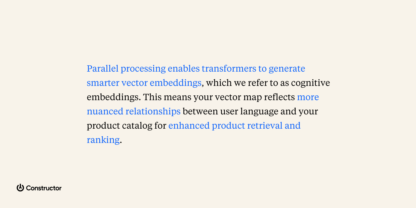 parallel processing cognitive embeddings