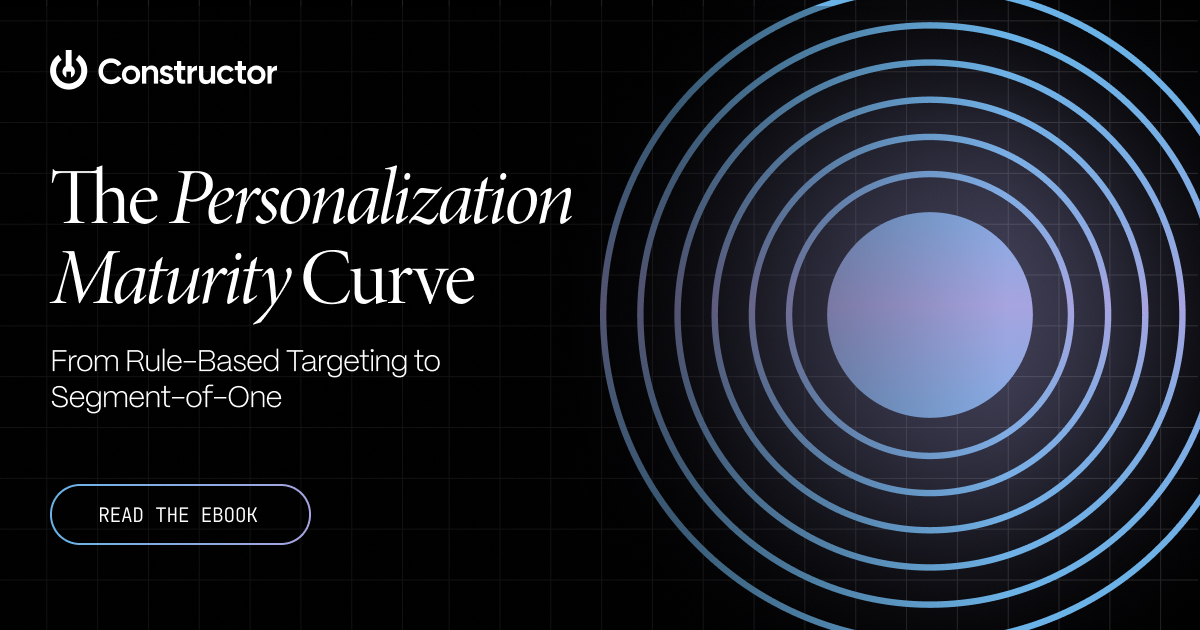 the personalization maturity curve
