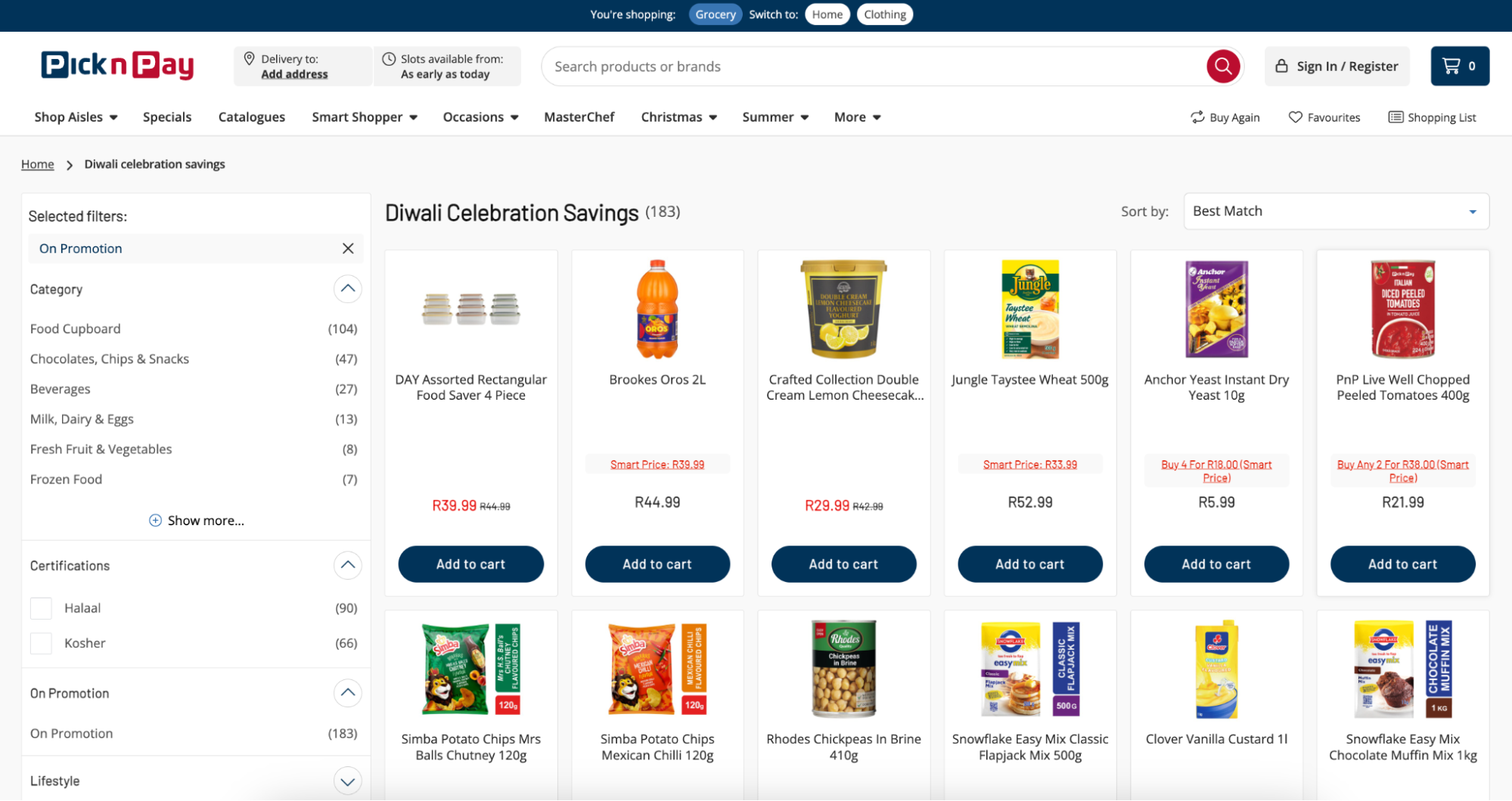 pick n pay ecommerce personalization