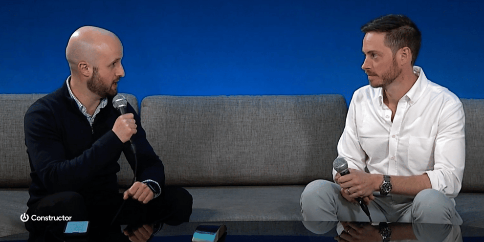 Constructor CEO Eli Finkelshteyn speaking at Shoptalk 2024