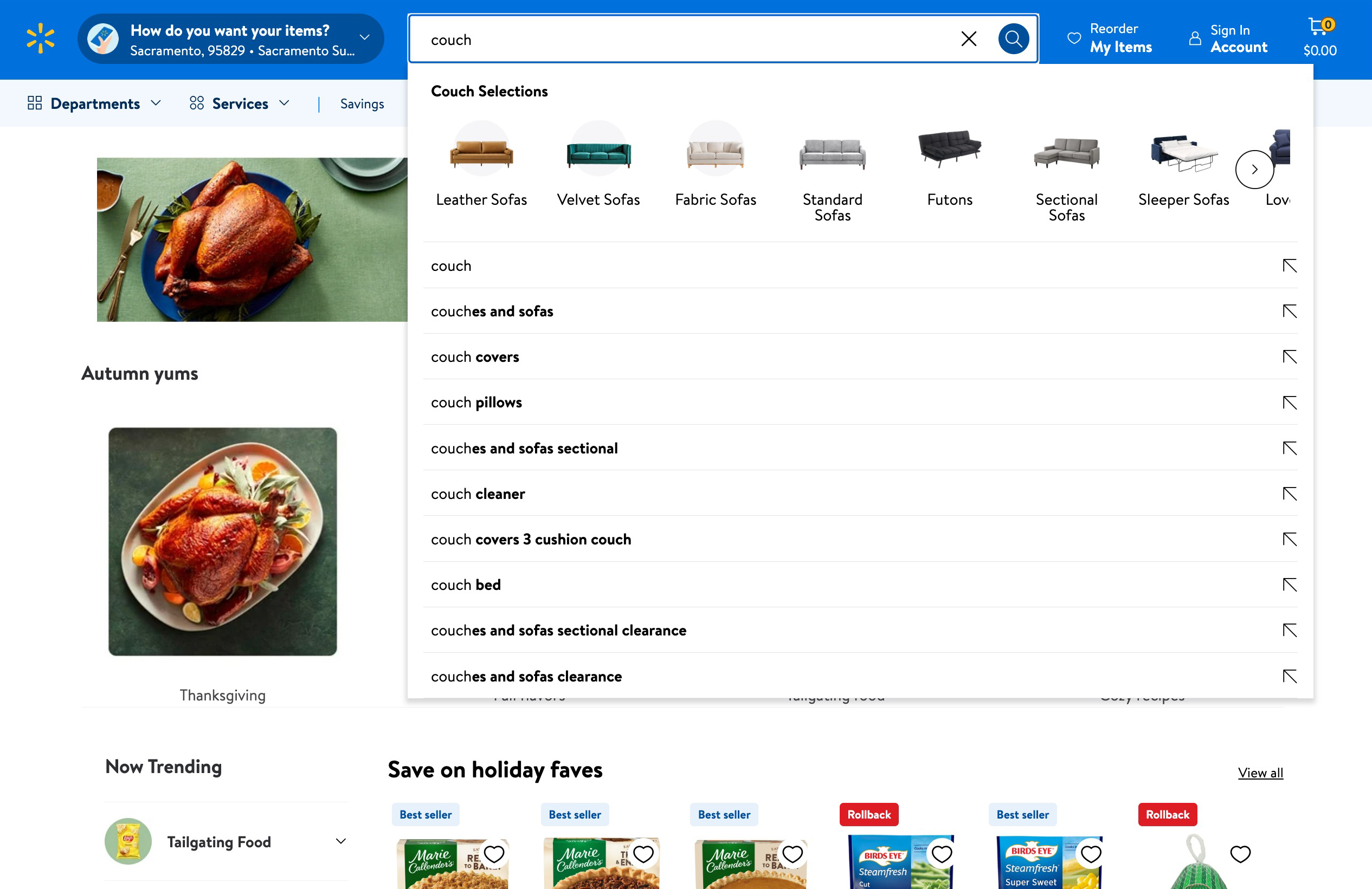 walmart thumbnail images with category suggestions