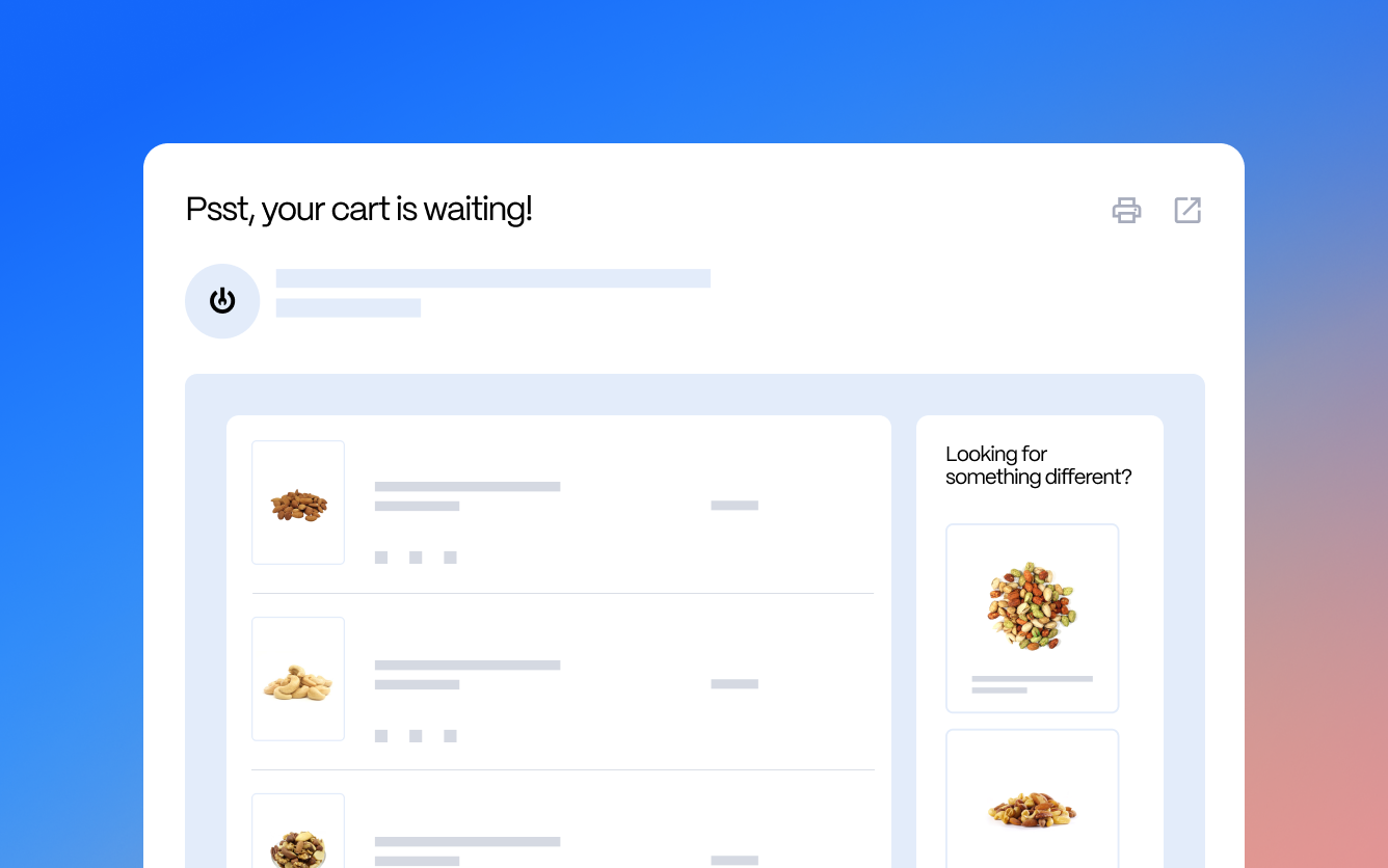 email recommendations