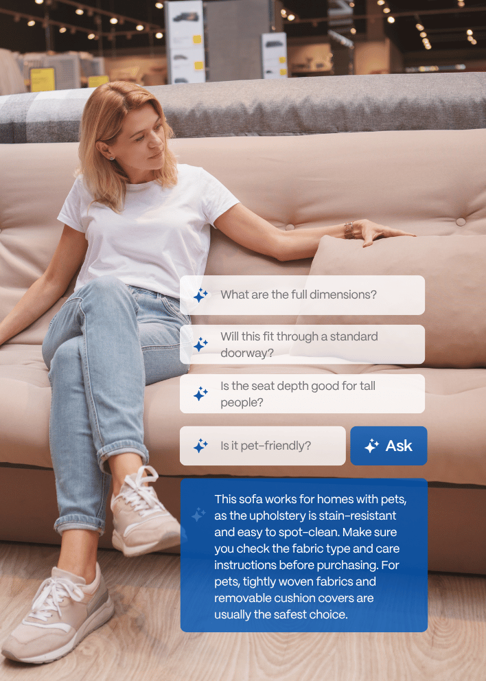 product insights agent for furniture and home goods